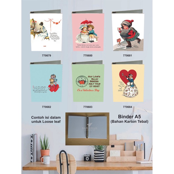 

Binder A5 / Binder Note A5 / Love / Set 2968