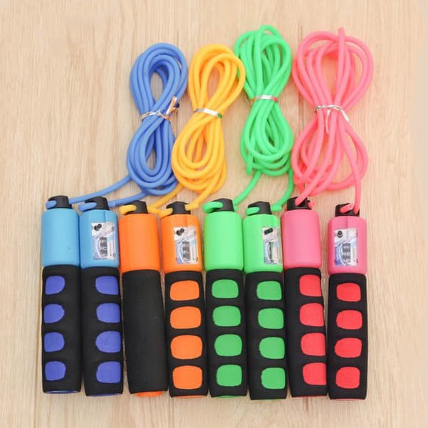 JUMP ROPE TALI SKIPPING WITH COUNTER / TALI LOMPAT SKIPPING DENGAN ALAT HITUNG SILIKON VA140