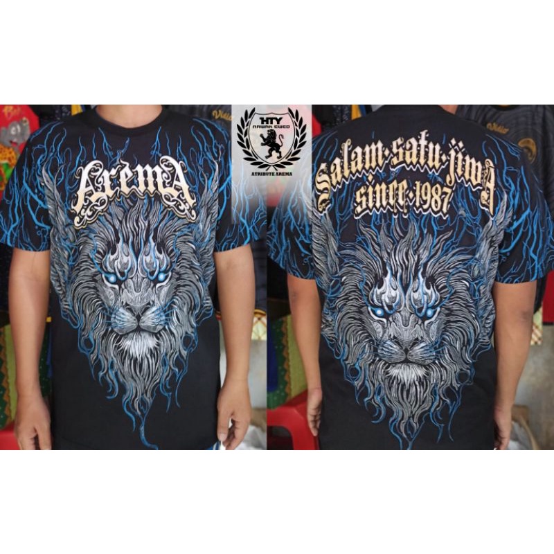 kaos arema satu jiwa