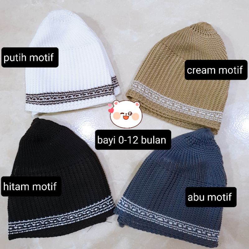 PECI BAYI / ANAK JAHITAN RAPIH / PECI POLOS / PECI MOTIF / PECI WARNA