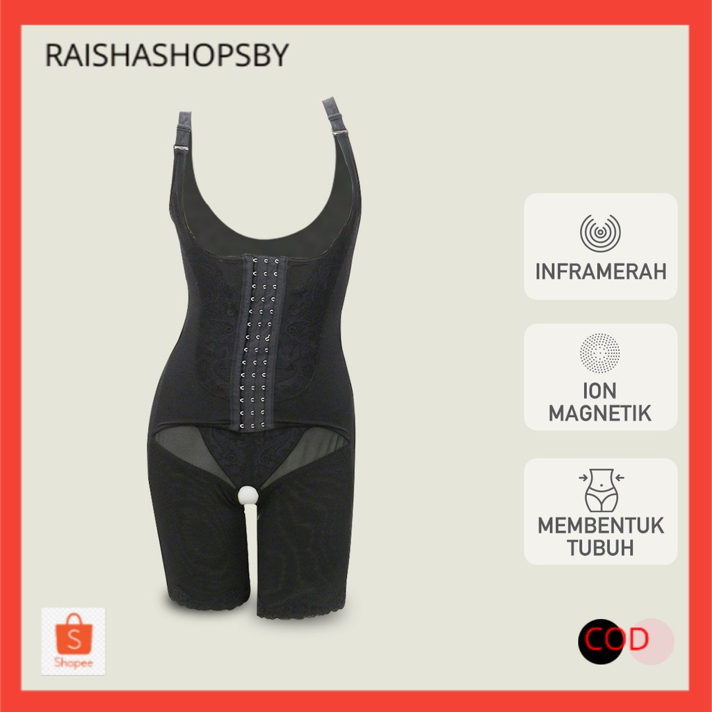 Kozuii Soso Teddies Korset Pelangsing Tubuh Batu Turmalin