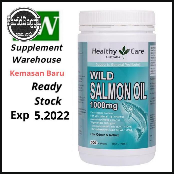 Healthy Care Wild Salmon Oil 1000mg - 500 caps