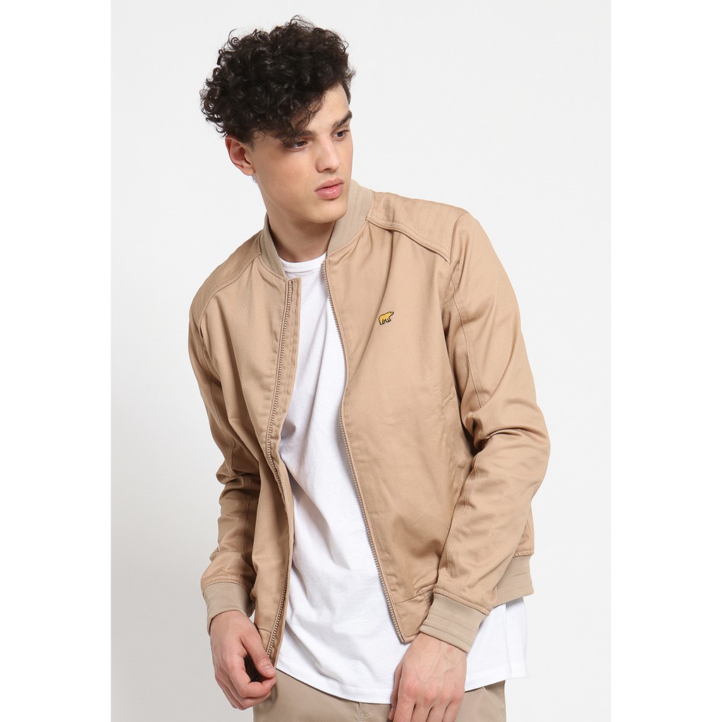 Jack Nicklaus Carniff Jacket Bomber Pria Regular fit Khaki Jack Nicklaus Carniff Jacket Bomber Pria Regular fit Khaki