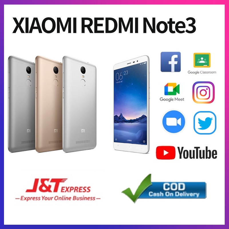 XIAOMI REDMI NOTE 3 RAM 3/32GB Helio Mediatek