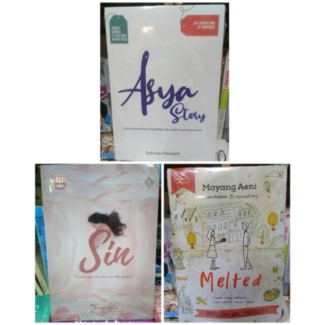 DI ORDER 3 NOVEL BESTSELLER : ASYA STORY - SIN - MELTED