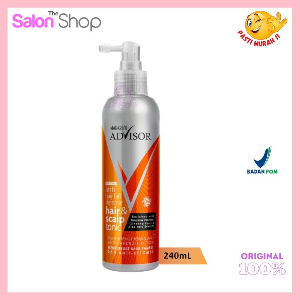 Makarizo Advisor Anti-Hair Fall Defense Hair &amp; Scalp Tonic 240ml