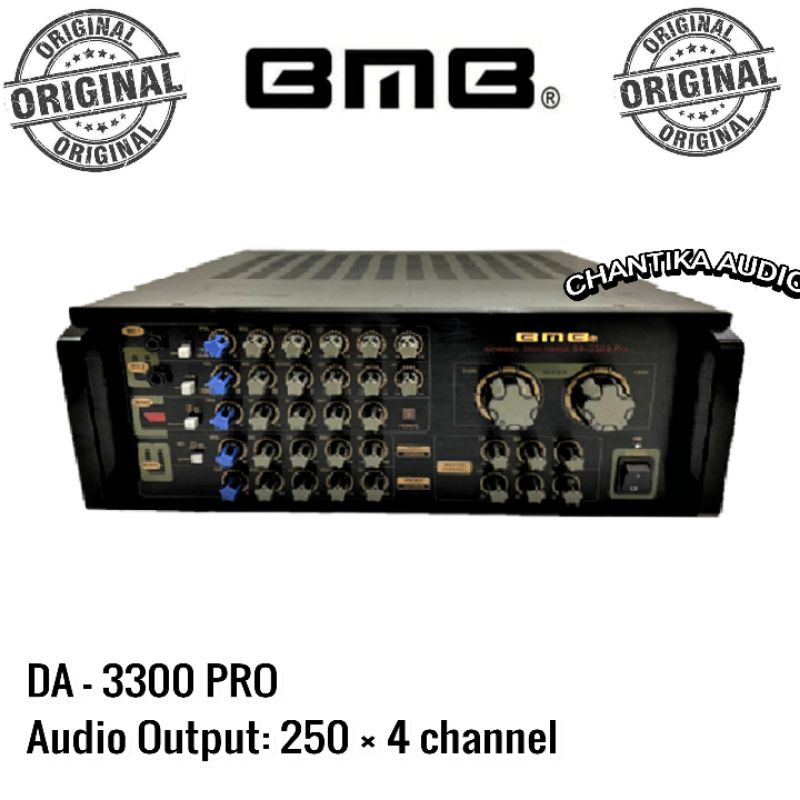 Amplifier Bmb DA 3300 PRO Original 250 watt × 4 channel