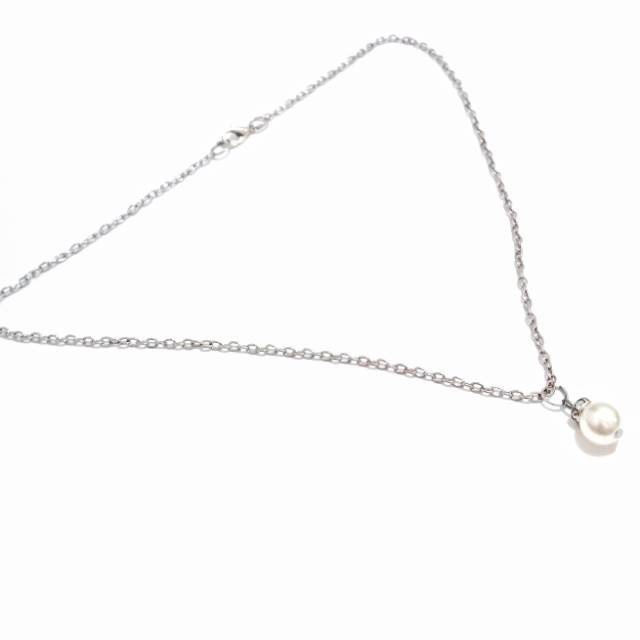 Kalung Rantai Korea Liontin Mutiara Pearl Korean Chain Necklace  Handmade