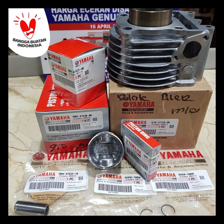 Ready Blok Seher Boring Piston Kit Nouvo Mio Smile Sporty Asli Ori Yamaha Termurah