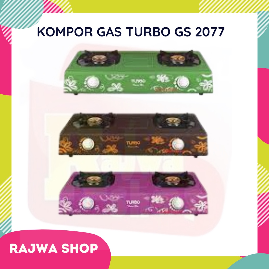 Kompor Gas 2 Tungku TURBO GS 2077