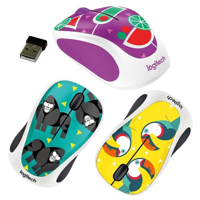 Mouse Wireless Logitech M238 Party  Collection - L070 - Toucan