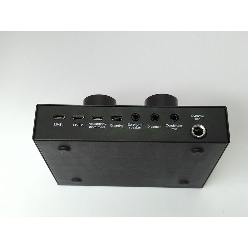 Bluetooth Audio USB External Soundcard Broadcast Microphone - V8