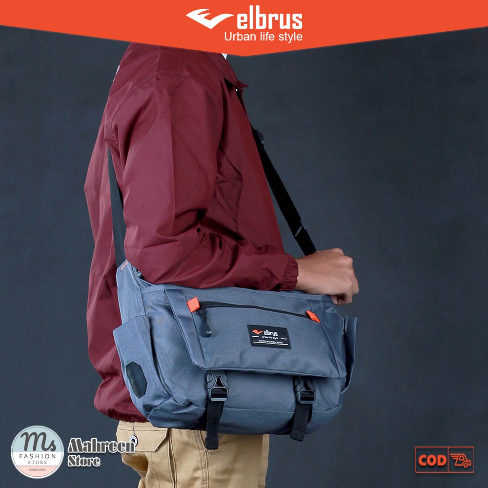 Tas Selempang Besar Tas Slingbag Tas Kerja Tas Laptop Pria - Elbrus | TL 751