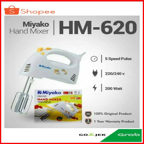 Hand Mixer Miyako SM-620 Pengadon Kue