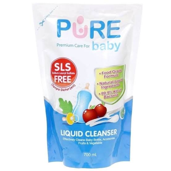 Pure Baby Liquid Cleanser 700ml / Sabun Cuci Botol Pure BB