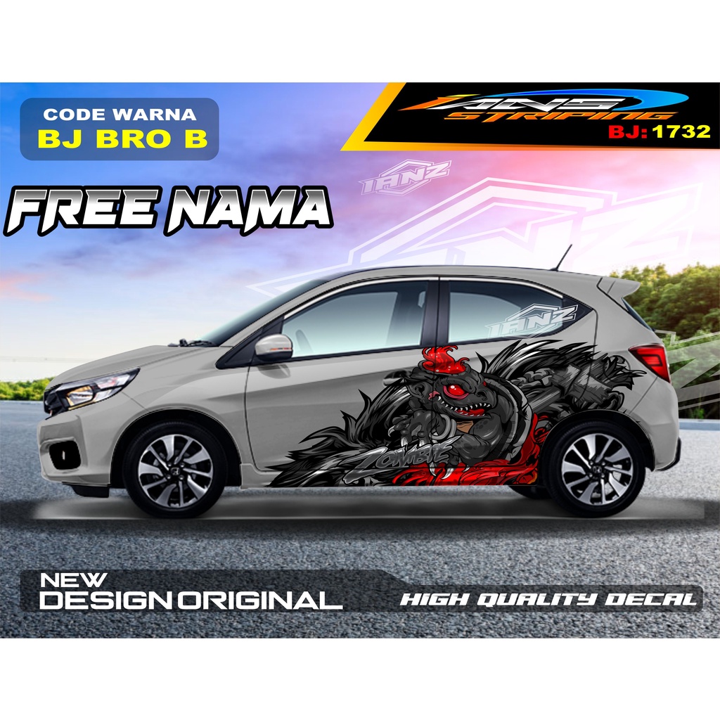 PROMO STIKER MOBIL BRIO / STIKER MOBIL HONDA JAZZ  / VARIASI STIKER AGYA AYLA/ STIKER MOBIL