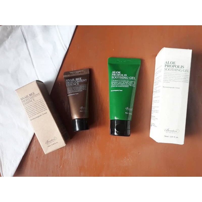 Benton Mini size Snail Bee Essense Aloe Propolis Soothing Gel