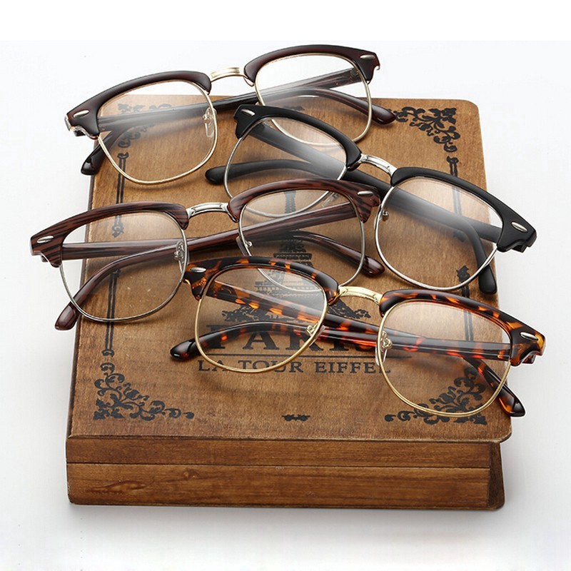 Clubmaster Vintage Men Women Eyeglass 