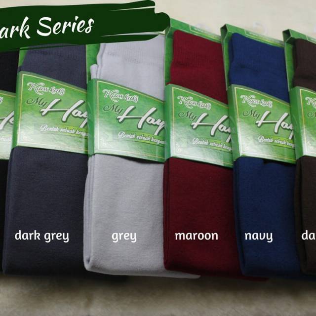 Kaos kaki Fayda motif krem