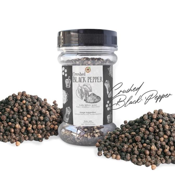 

House Of Organix Crushed Black Pepper (lada hitam kasar) 60 Gr - TC