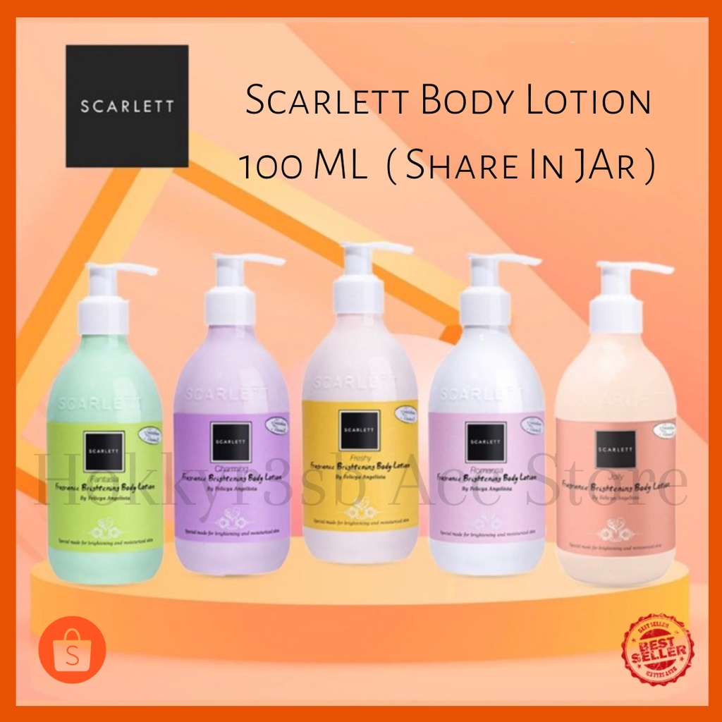 Jual Scarlett Whitening Body Lotion Kemasan 300 ML All Variant | Shopee ...