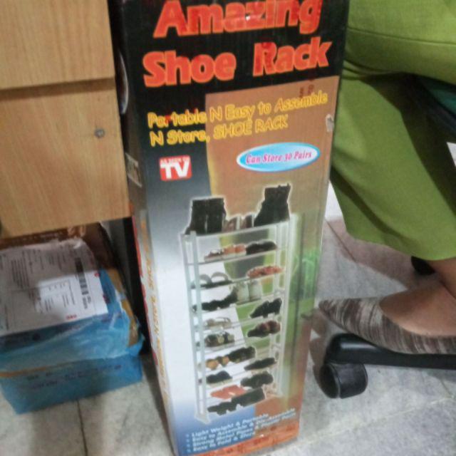 Amazing Portable Shoe Rack Rak Sepatu 10 Susun