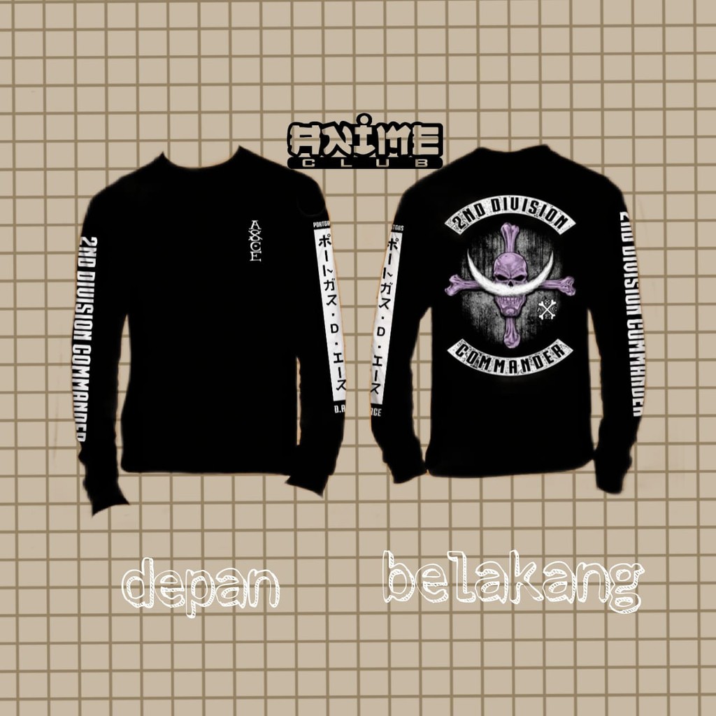 Baju Anime - LS Portgas D. Ace (One Piece)