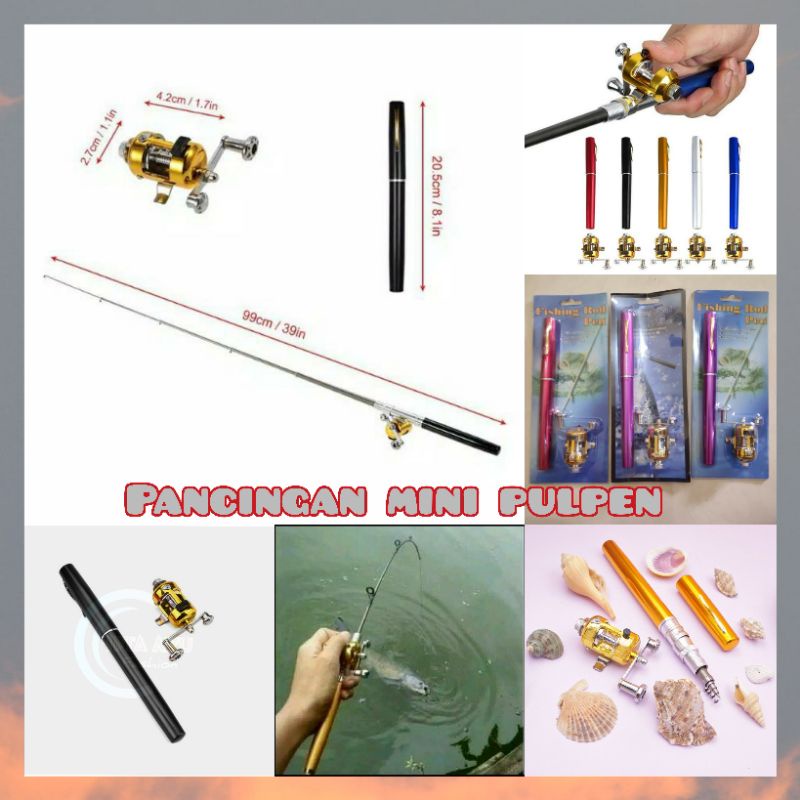 @Joran Pulpen/Joran Pancingan Mini Pen Fishing Rod/Pancingan Pulpen Mini