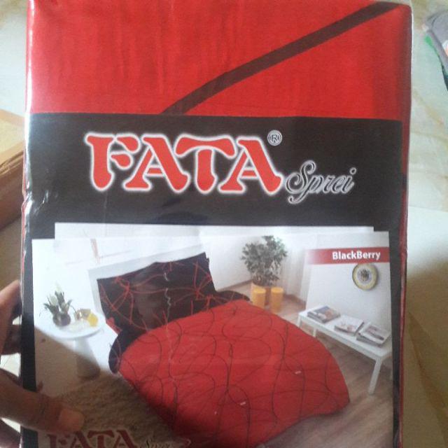 Fata - Sprei Motif Blackberry Ukuran King 180x200 / Queen 160x200