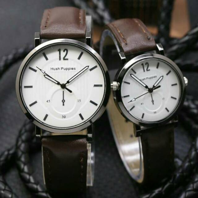 Jam Tangan Kulit - Jam Tangan Couple Kulit Hush Puppies