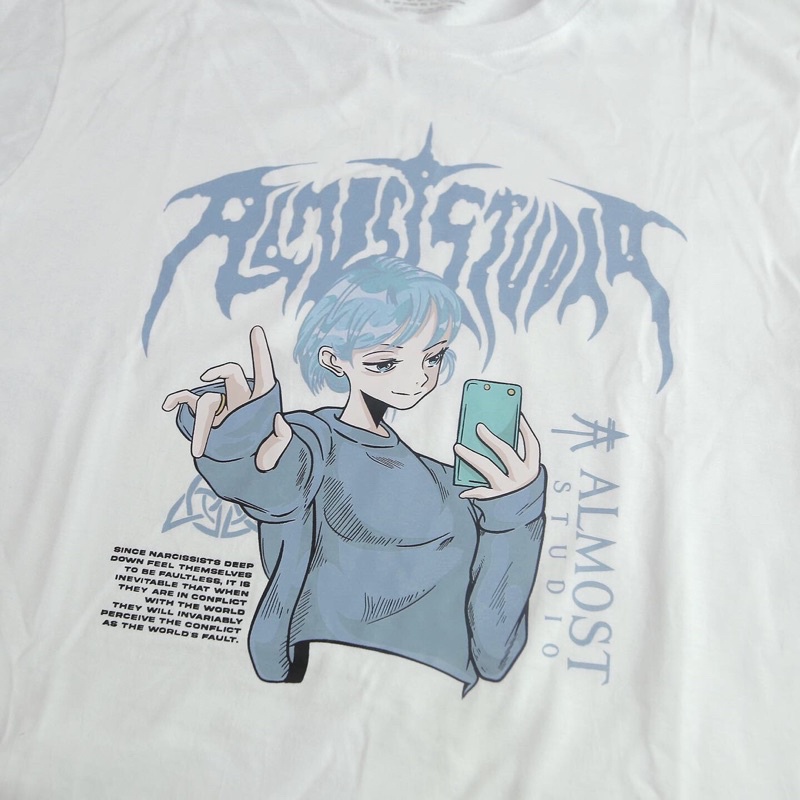 Almost Studio - T-Shirt - Banshee - White