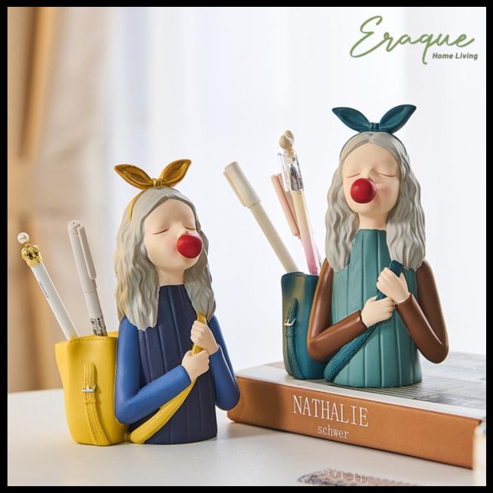 

Lessie Pen Holder / Tempat Kotak Pensil Pulpen Alat Tulis Nordic Lucu