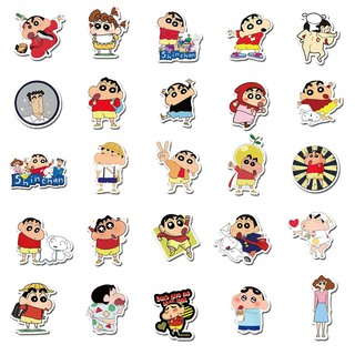 50Pcs Pak Stiker  Anime  Jepang Crayou ShinChan Lucu 