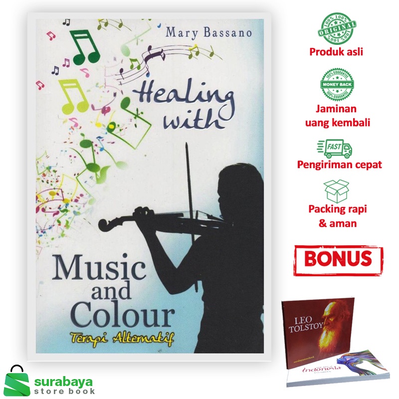 Buku Terapi Alternatif - Healing with Music and Colour