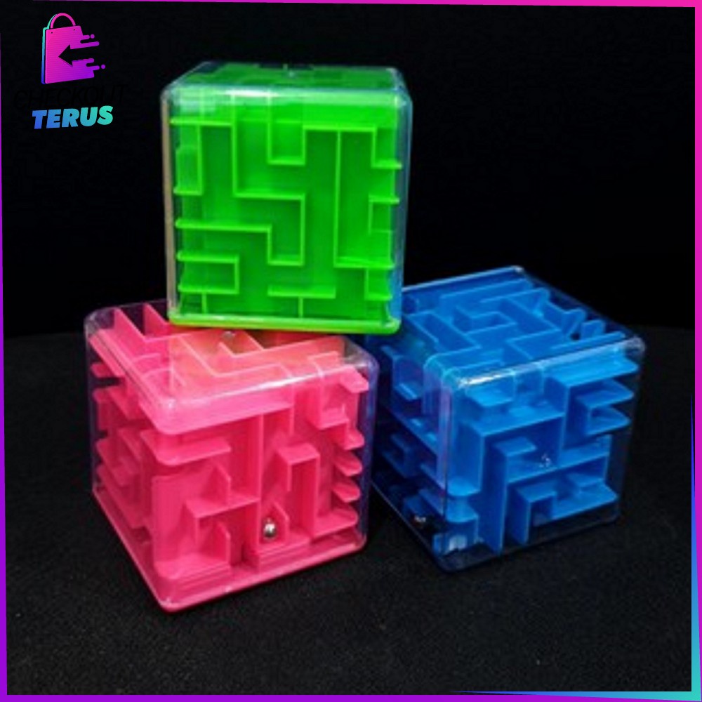 CT M274 Mainan Puzzle Labirin Transparan 3D Mainan Jadul Edukasi Motorik Anak Mainan Edukatif Anak Maze Puzzle Ball