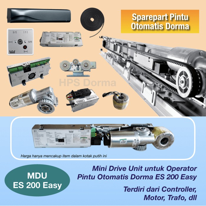 MDU ES 200 Easy (Sparepart Pintu Otomatis Dorma)
