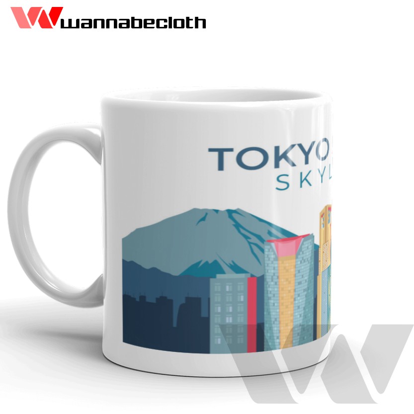 Gelas Tokyo Japan Jepang Mug Tokyo Japan Jepang Souvenir Tokyo Japan Jepang Mug World City