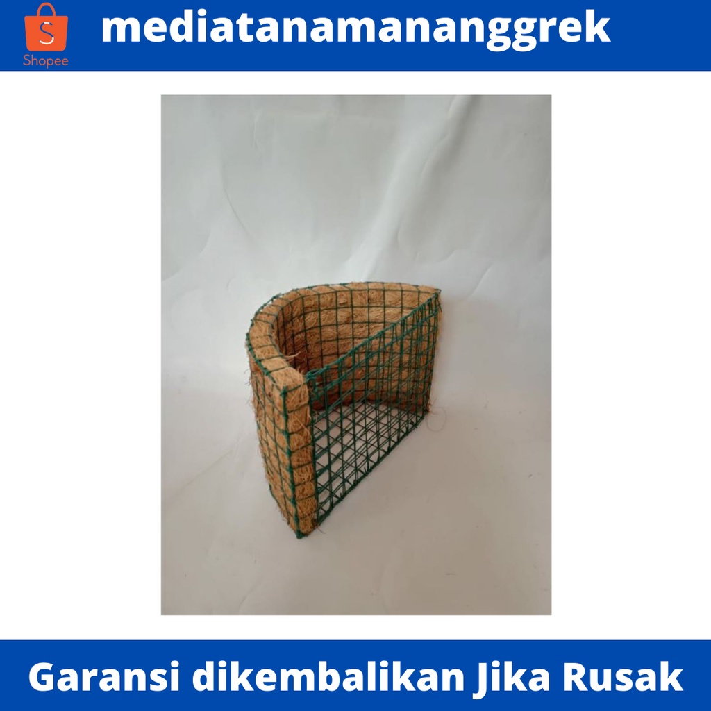 Pot Tempel Anggrek / Pot Dinding Sabut Kelapa / Pot Sabut Kelapa / pot anggrek sabut kelapa