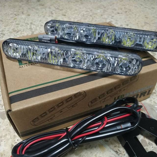 Lampu DRL 6 mata putih