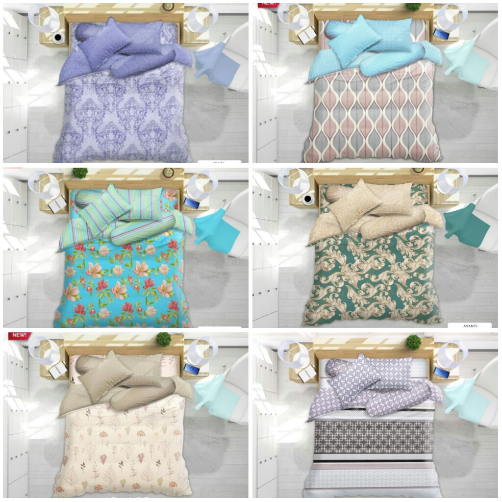 Raishacollection Sprei New My love uk 160 Tinggi 30cm