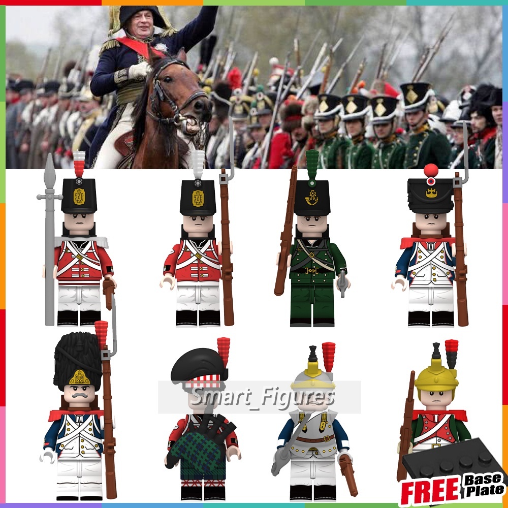 Napoleonic Wars Action Figure Minifigures Gaya Prancis