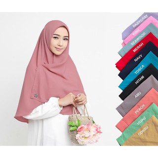 Maryam Instan Bahan Diamond georgette jilbab kerudung  