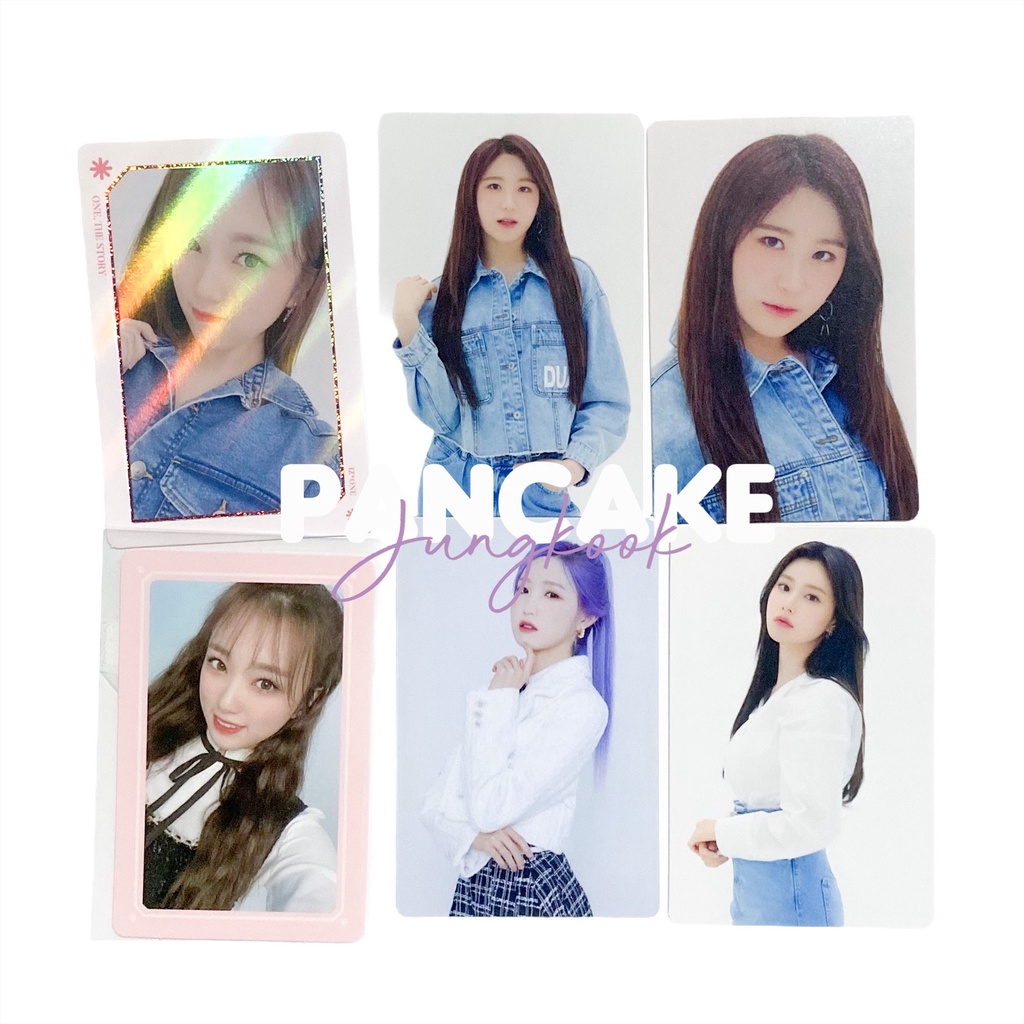 [ READY‼️ ] izone OTS one the story trading card tc [ hyewon chaeyeon nako ]