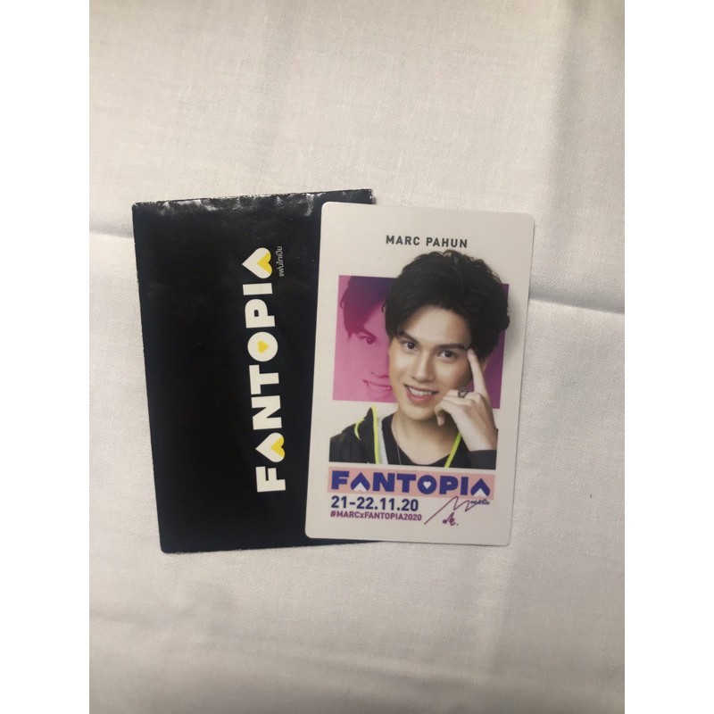 OFFICIAL TOKEN CARD MARC PAHUN FANTOPIA MERCH