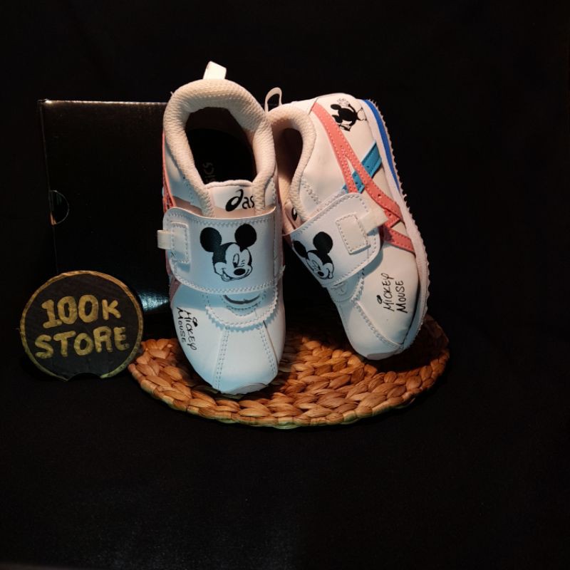 sepatu sneaker anak perempuan dan anak laki size 23-33 Velcro real pict