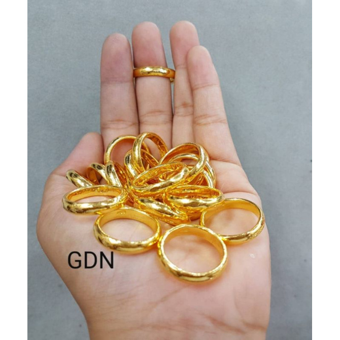 cincin belah rotan golden 24k