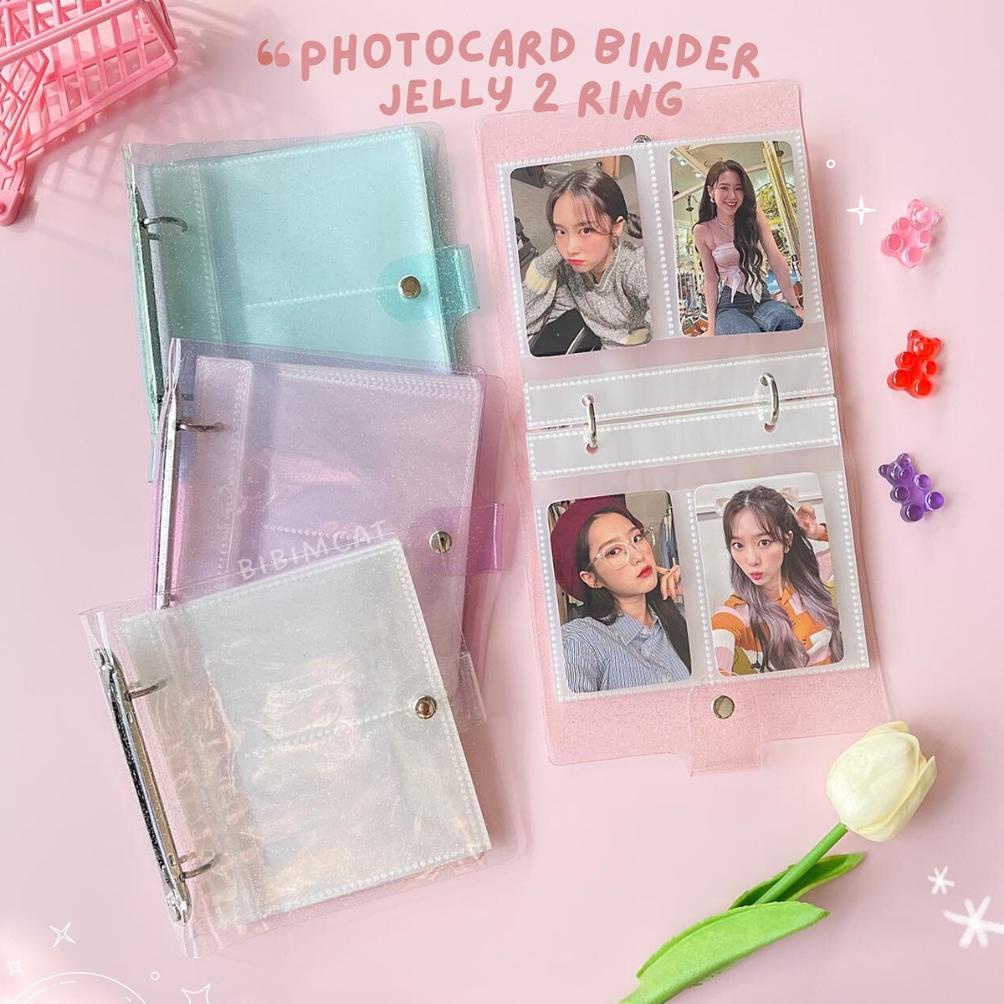 

[(BAYAR DITEMPAT) Binder Photocard Jelly 2 Ring With 25 Sleeves / PC Album POLOS