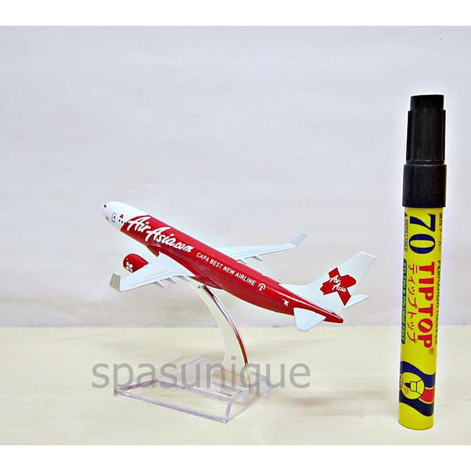 M963- Pajangan Miniatur Diecast Pesawat Air Asia.Com