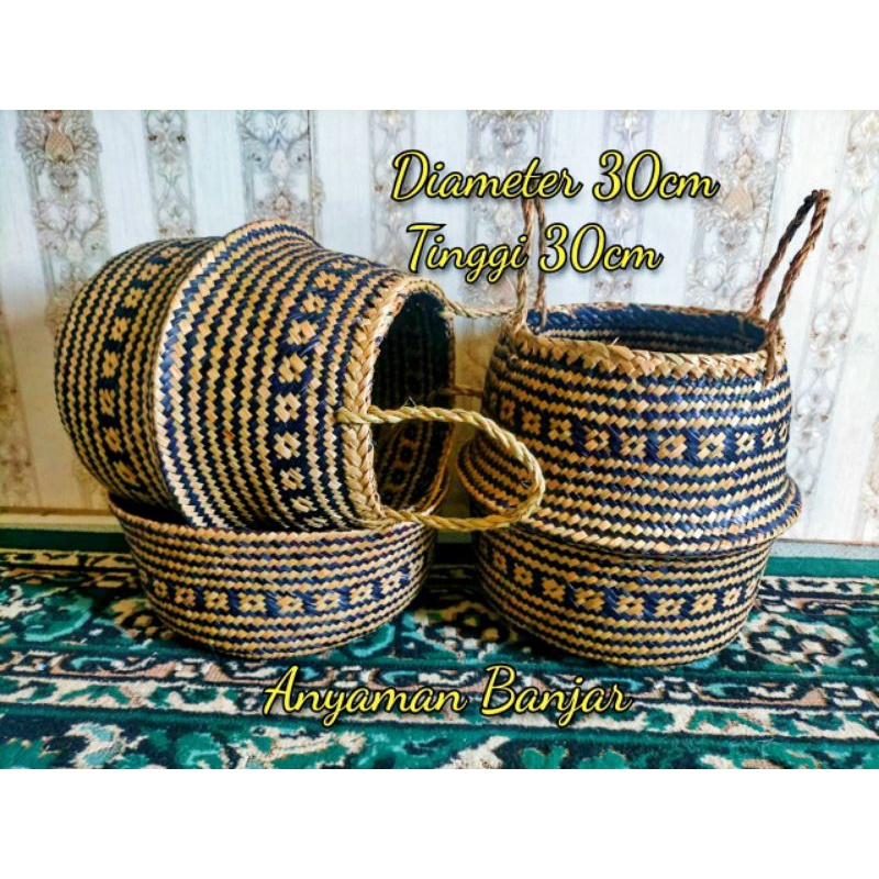 

Belly Basket L d30cm, hampers Purun, Coverpot