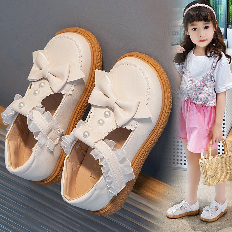 Sandal Sepatu Anak Slip-On Selop Variasi Pita Mutiara Fashion Terbaru 100% IMPORT